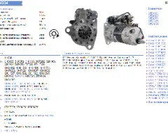 Стартер 24V 8,3kW {11зуб.} 5284086 (5284084,2871256,5367755,3102920,3279169,4078512) - QSM, ISX,NTA 